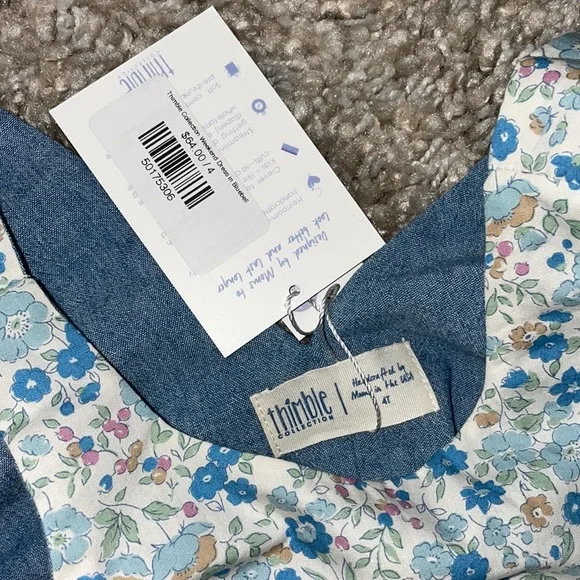 Thimble blue bell weekend dress 4T NWT - Picture 4 of 4